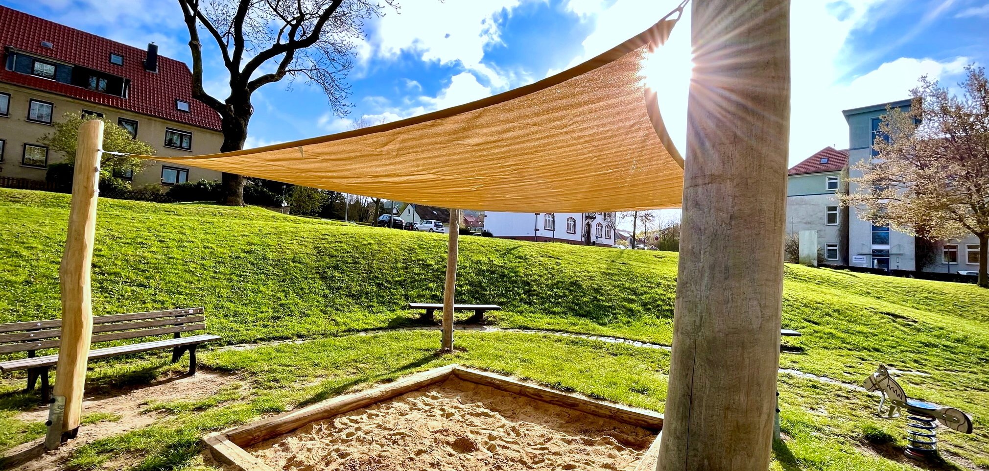 Sonnensegel Spielplatz Worbis