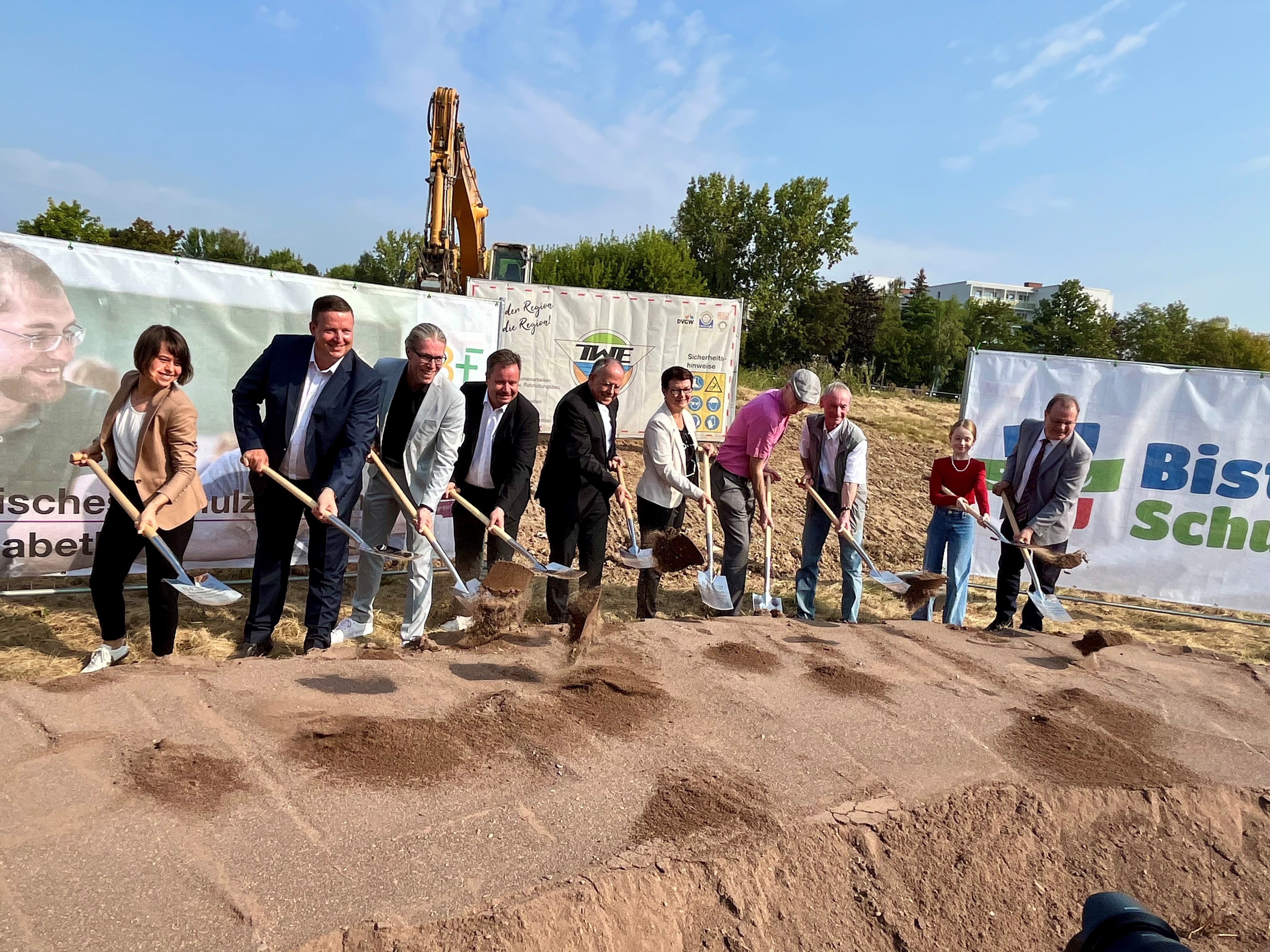Spatenstich Schulzentrum Leinefelde