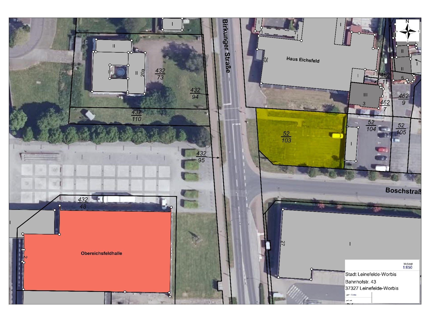 Luftbild Parkfläche