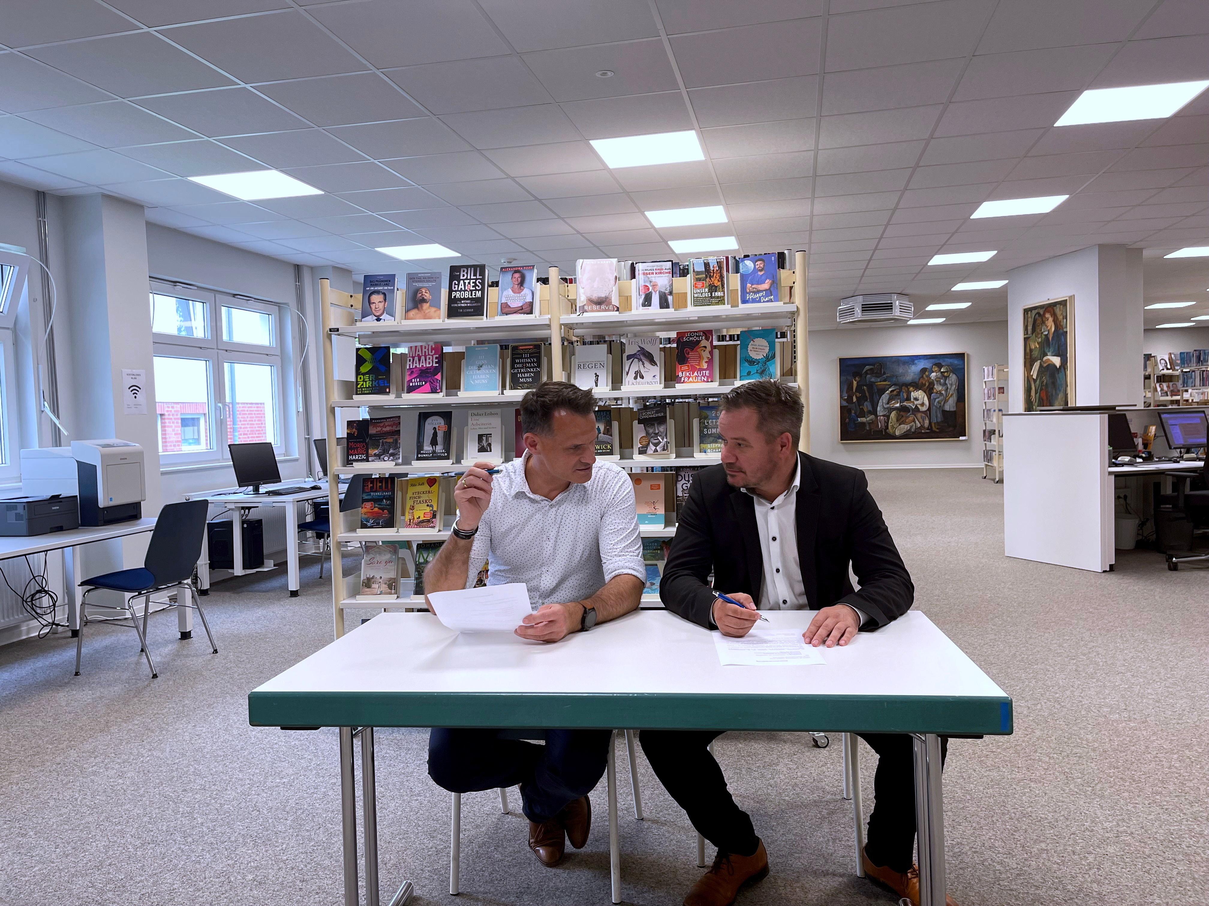 Unterzeichnung Vereinbarung Bibliotheken 