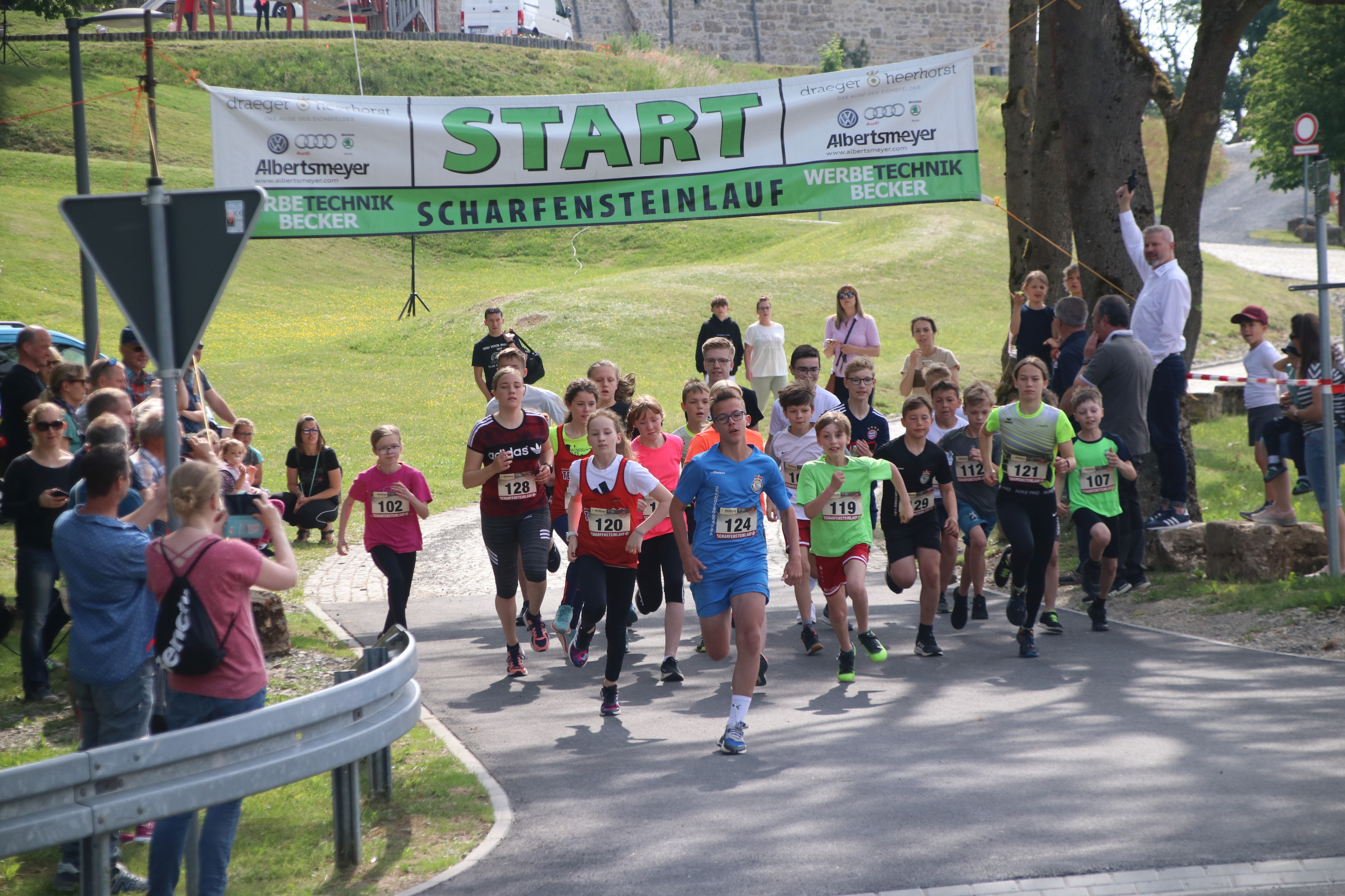 Startschuss zum Lauf.