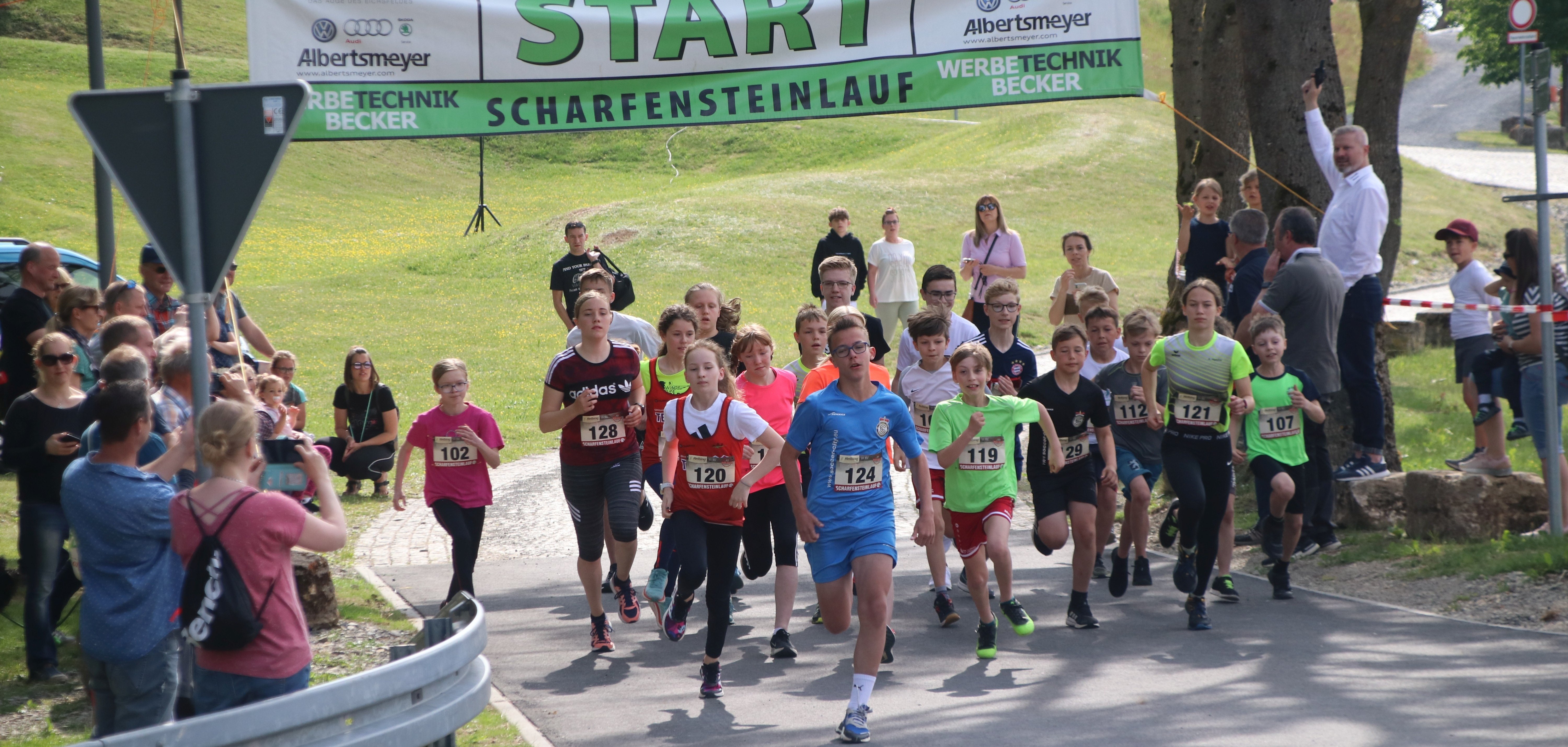 Startschuss zum Lauf.