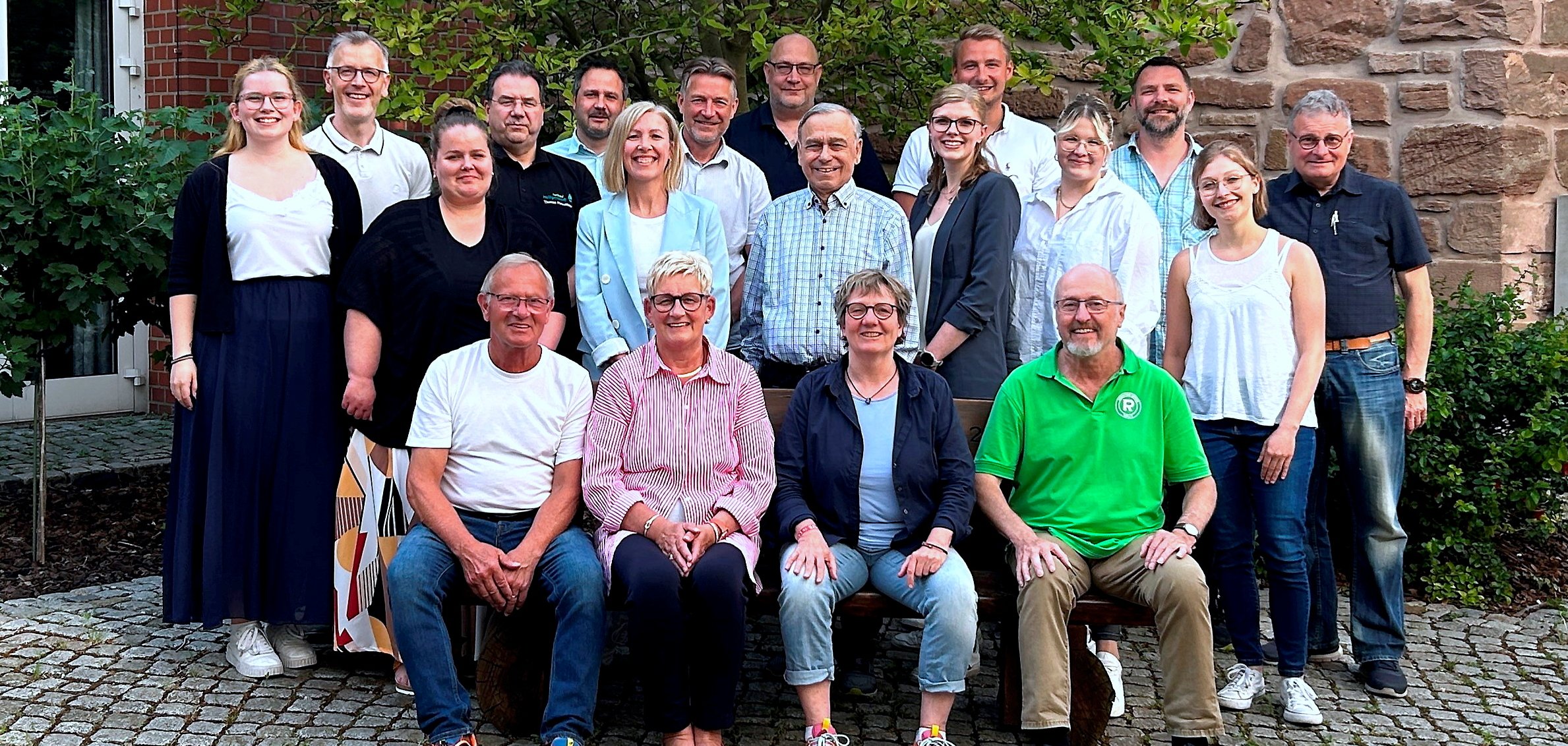 Die Delegation verschaffte sich einen Überblick über die aktuellen Planungen des Wandertages.