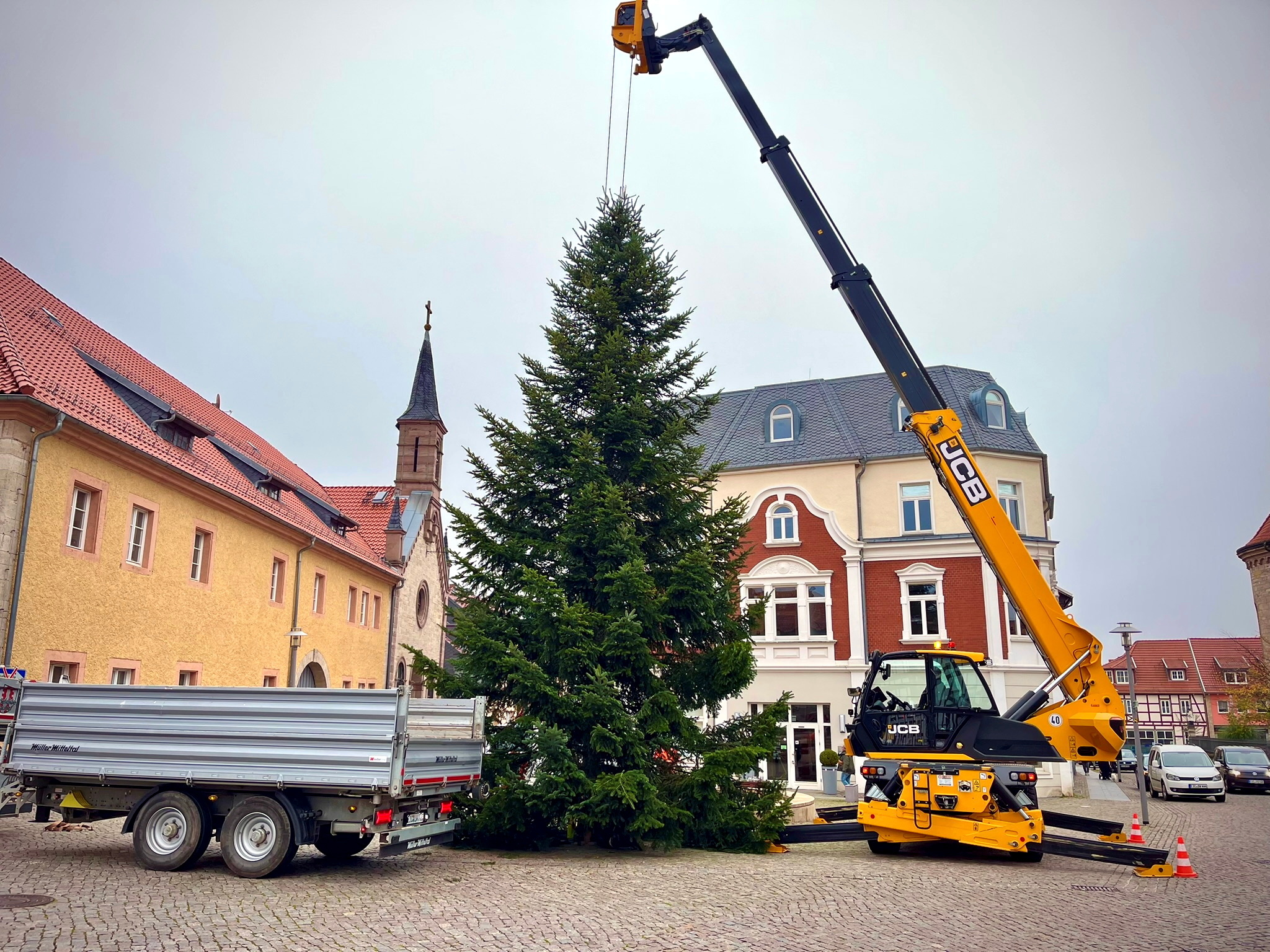 Weihnachtsbaum in Worbis