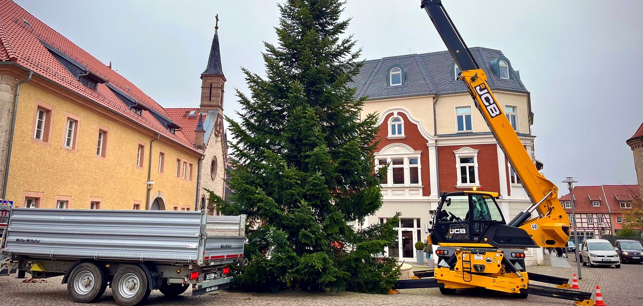 Weihnachtsbaum in Worbis