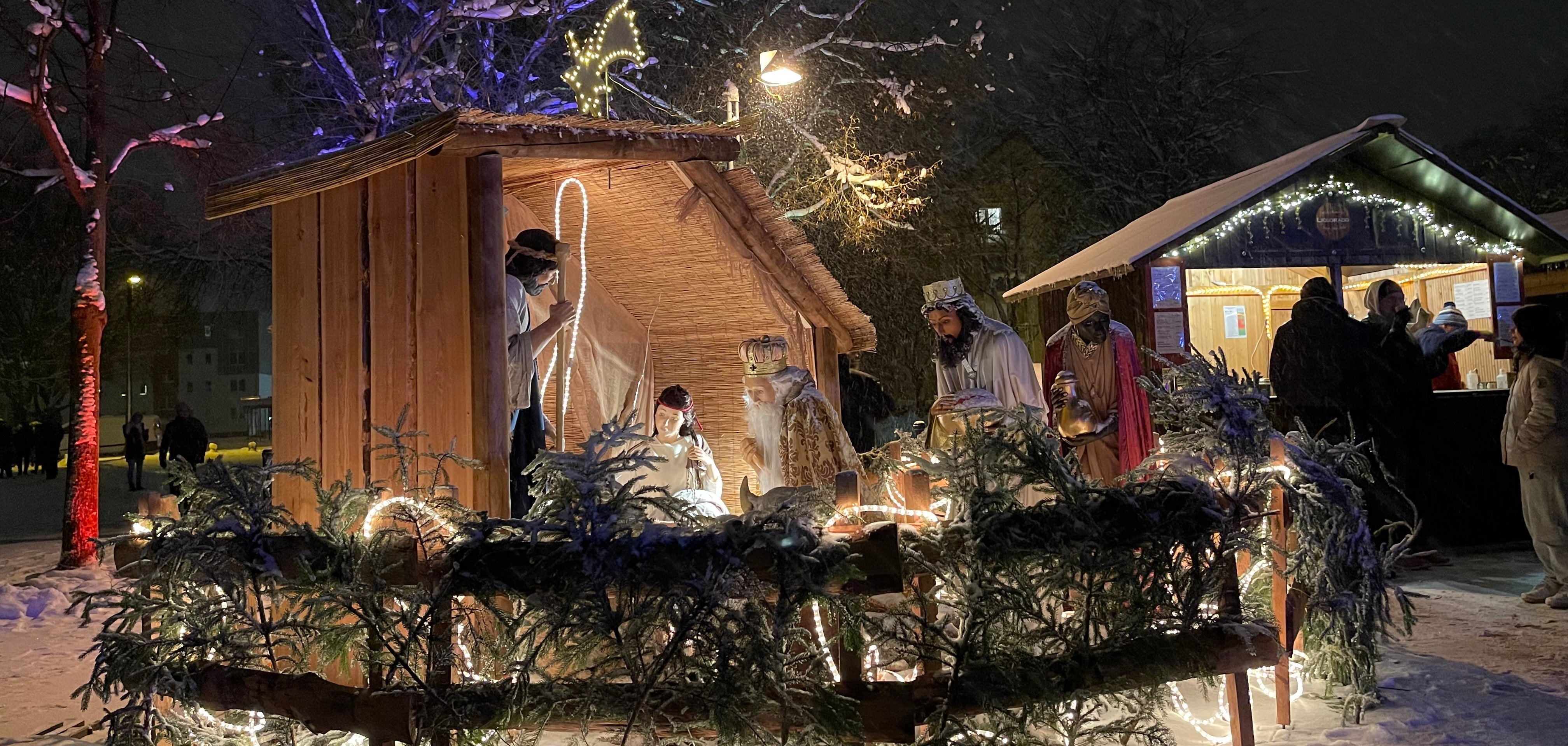 Weihnachtsmarkt Leinefelde Zentraler Platz 2023