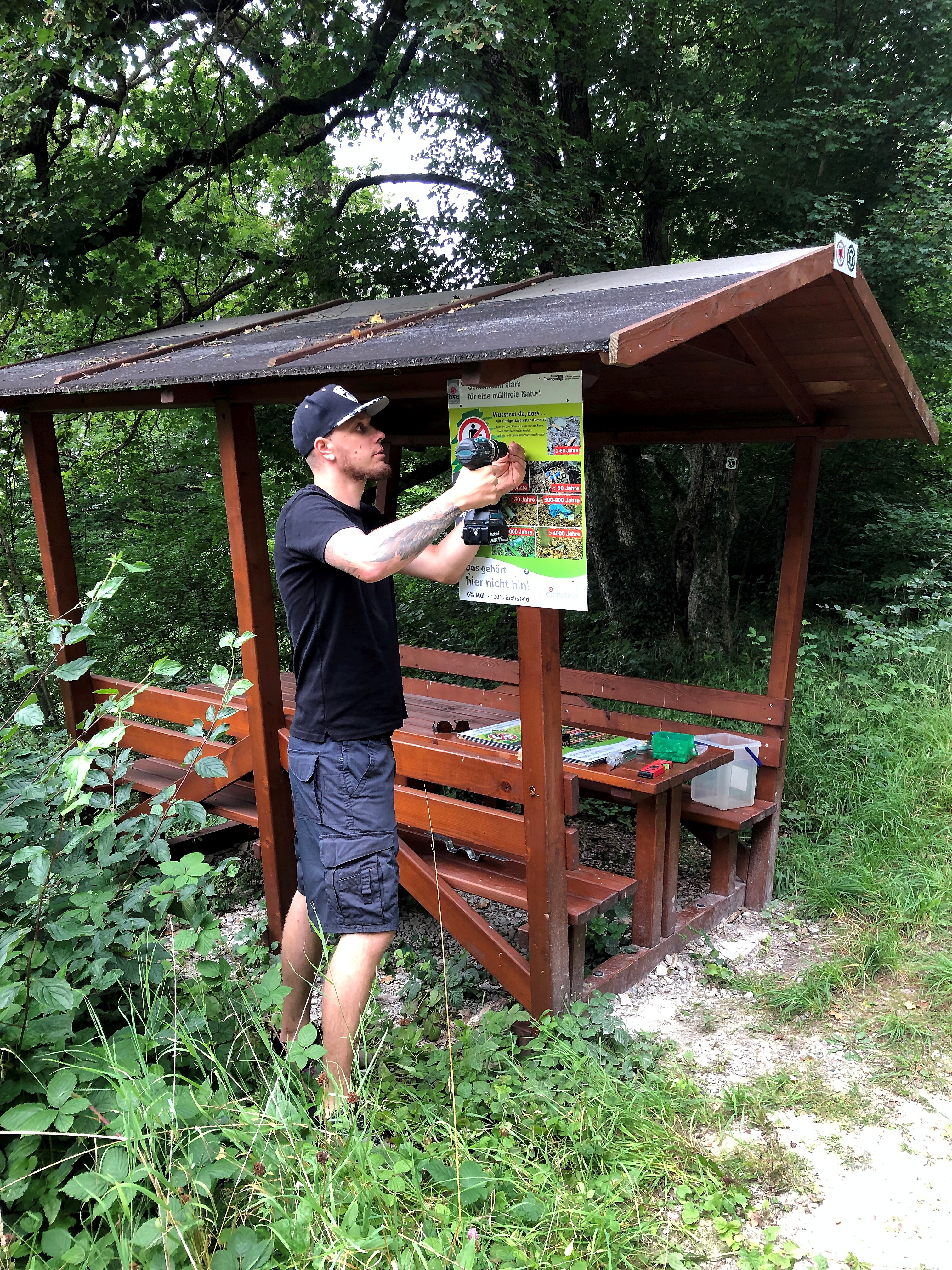 Schilder Müllfreie Natur HVE