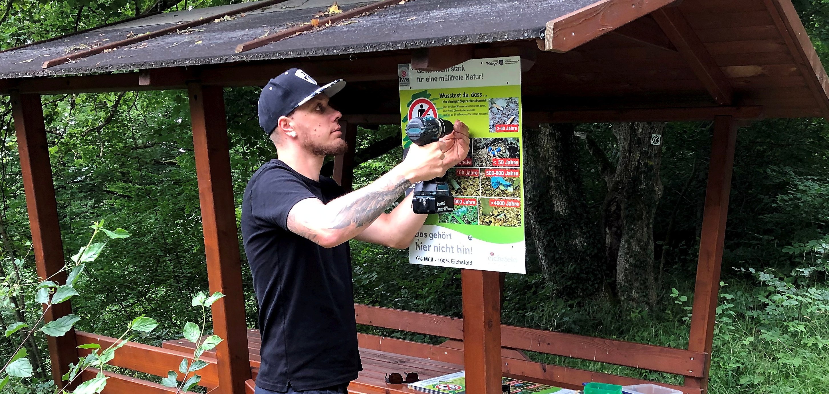 Schilder Müllfreie Natur HVE