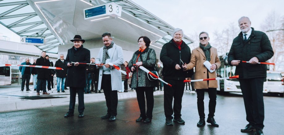 Einweihung Eröffnung Busbahnhof Leinefelde 2025 Einweihung Eröffnung Busbahnhof Leinefelde 2025