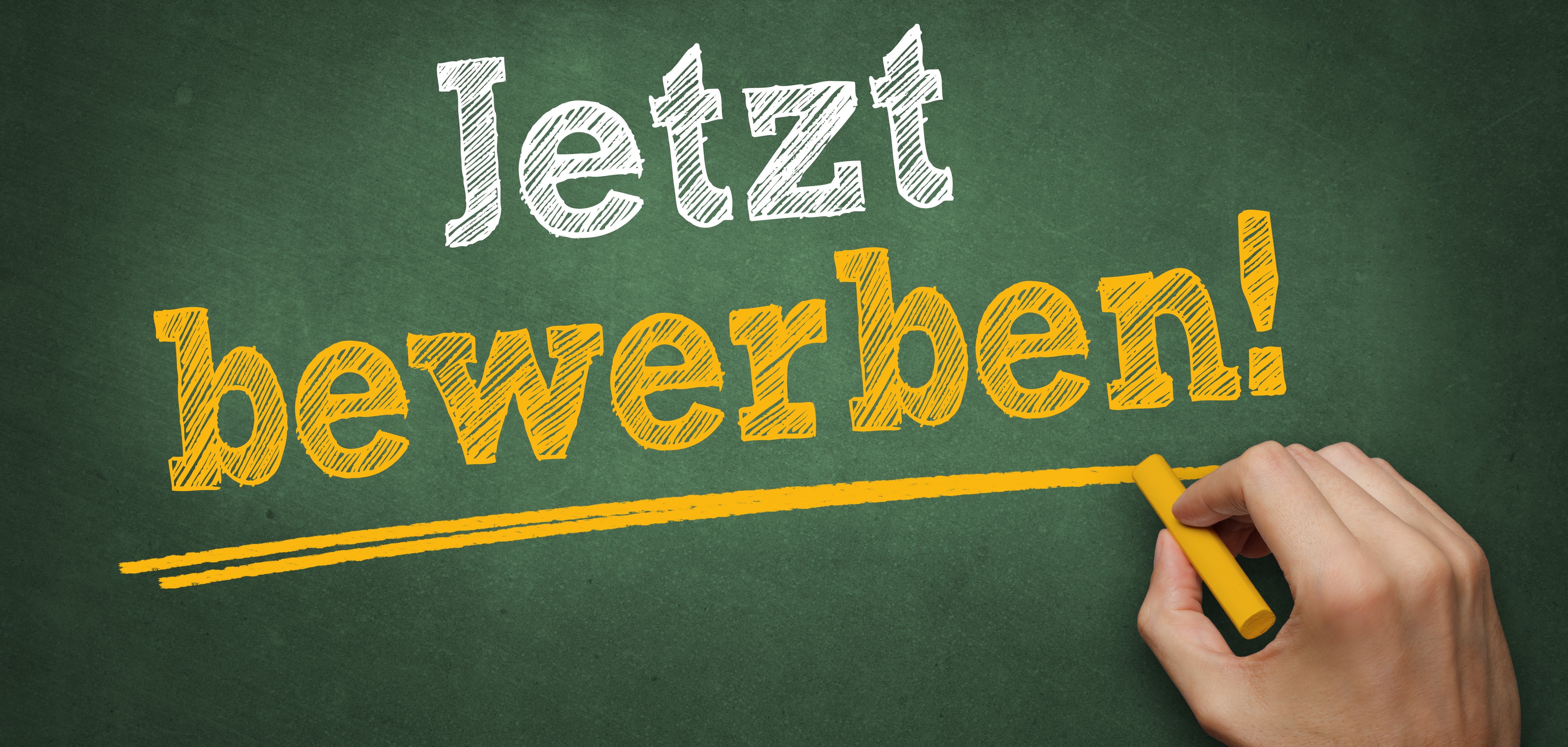 Kreidetafel - Jetzt bewerben!