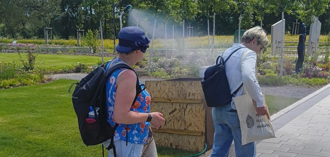 Hitzeschutzmaßnahmen auf LGS Gelände