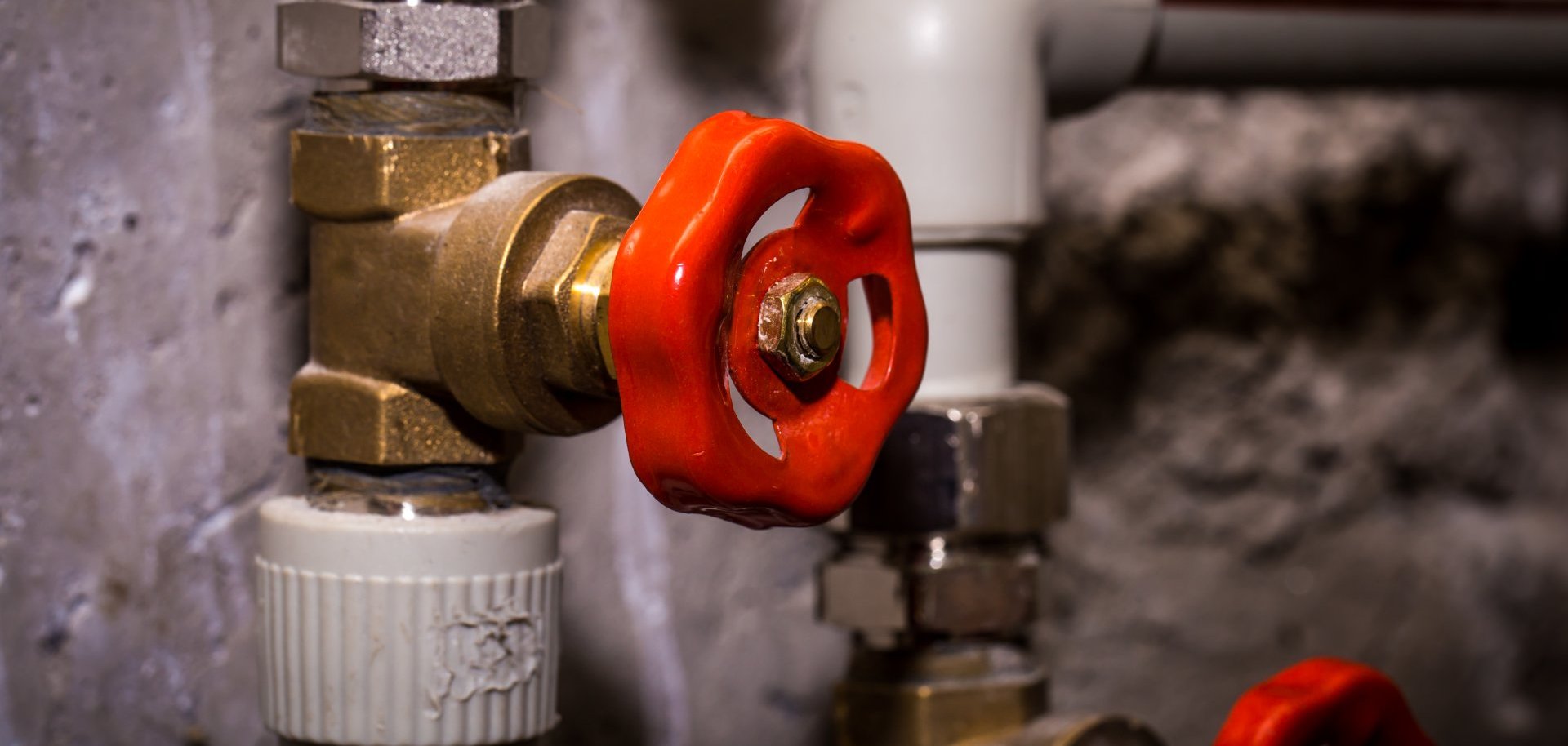 Piping with taps, Central heating system