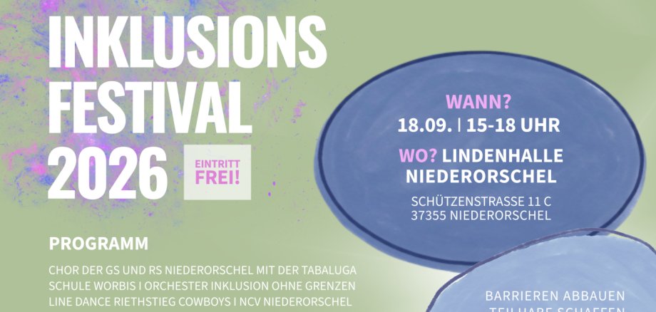 FLYER & PLAKAT I INKLUSION 2026 - Plakat I Inklusionsfestival I FINAL FLYER & PLAKAT I INKLUSION 2026 - Plakat I Inklusionsfestival I FINAL