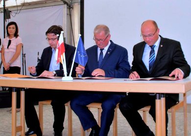 Städtepartnerschaft Birkungen - Nowe (Polen)