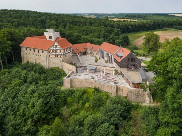11683 Luftbild Burg Scharfenstein 28669 AKL 07142017 Luftbild Burg Scharfenstein Beuren