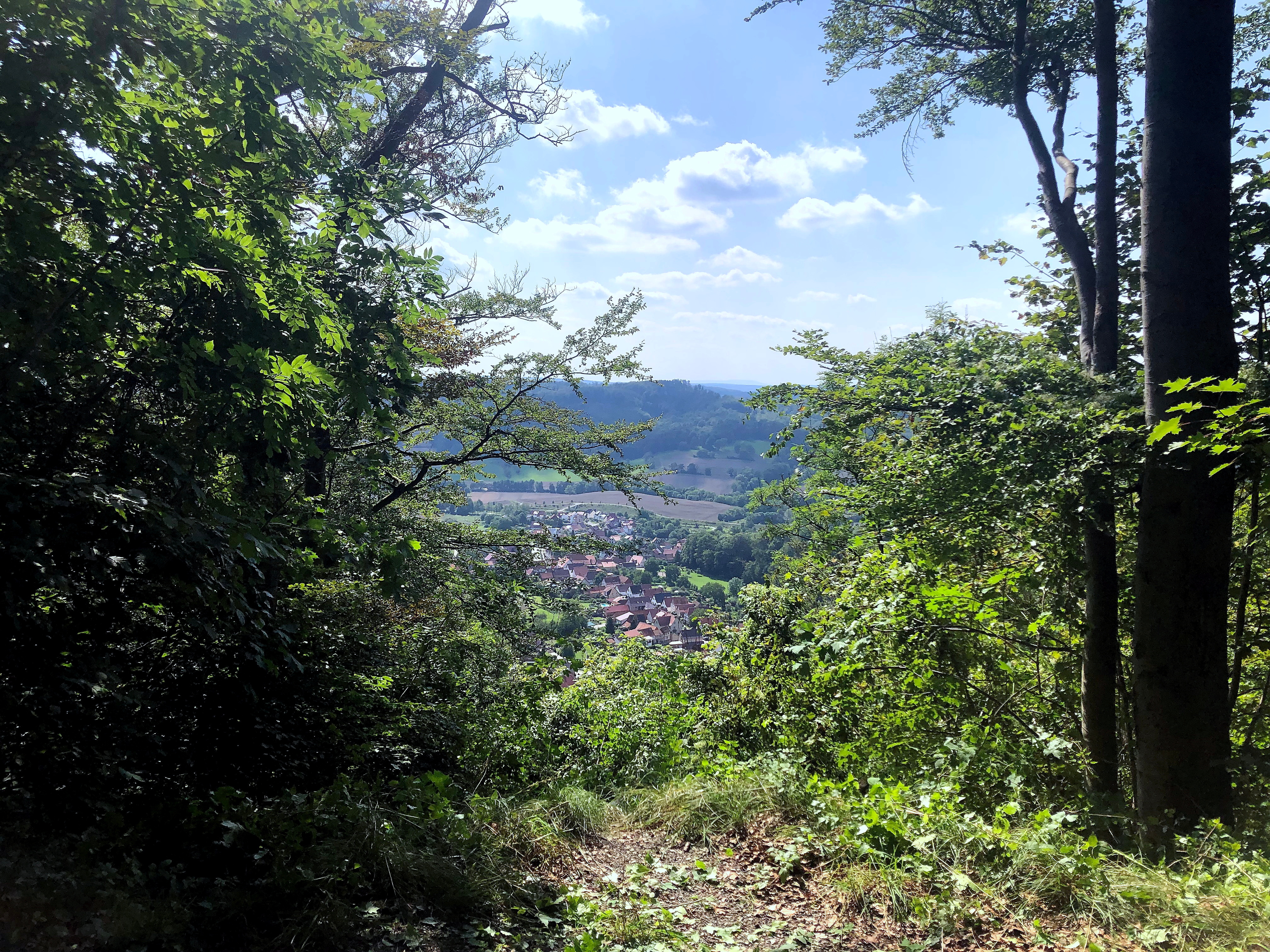 Der Top-Wanderweg Burg Bodenstein hält schöne Ausblicke bereit.