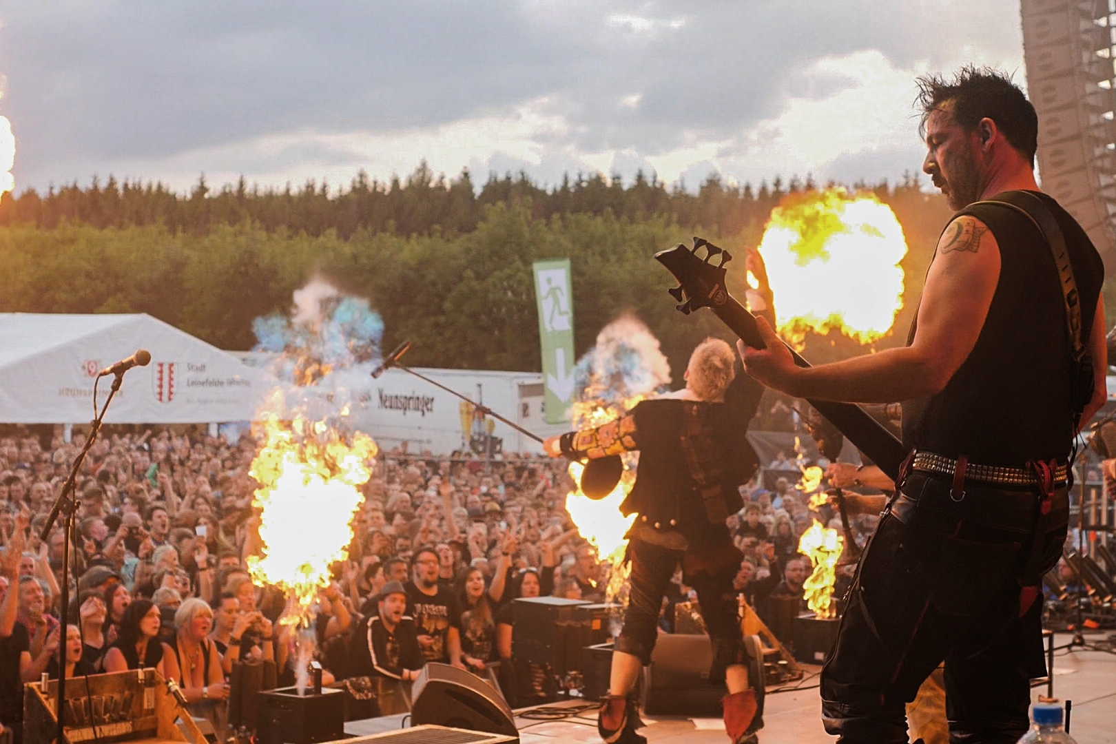 Open-Air-Konzert mit In Extremo auf dem Scharfenstein.