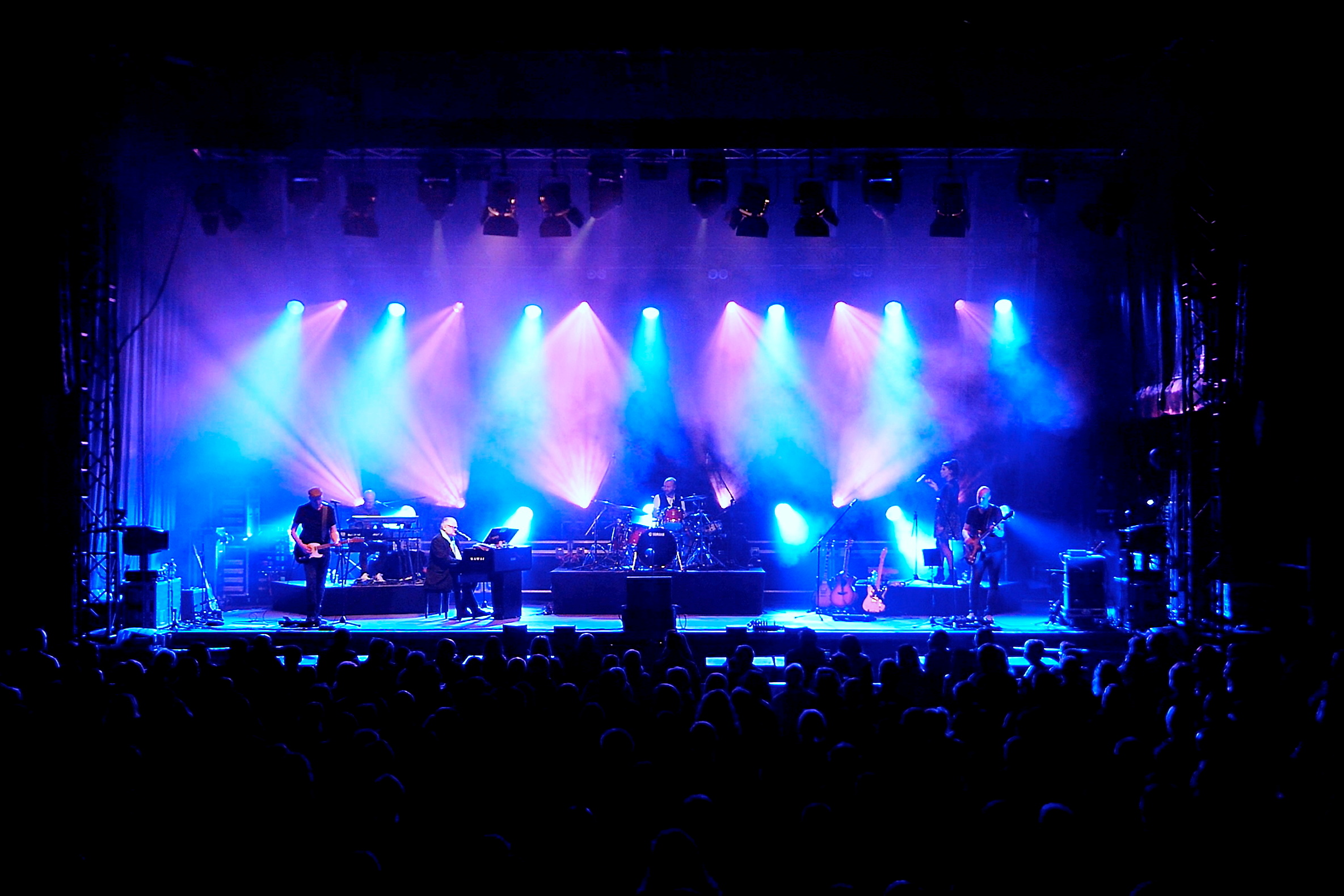 Open air Konzert mit Heinz Rudolf Kunze auf dem Scharfenstein.