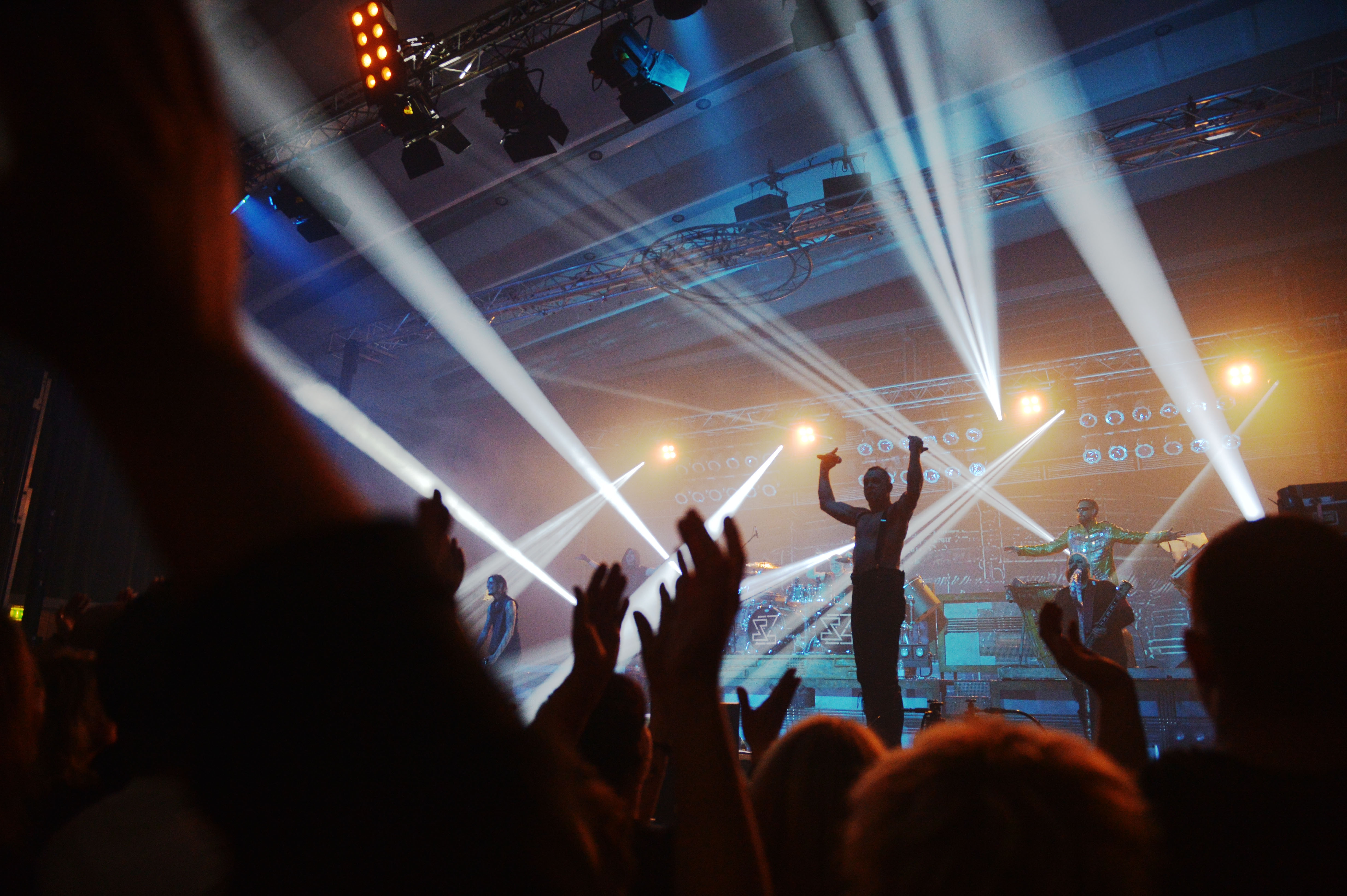 Rockkonzert in der Obereichsfeldhalle in Leinefelde