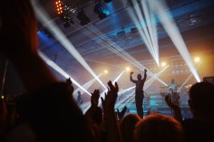 Rockkonzert in der Obereichsfeldhalle in Leinefelde