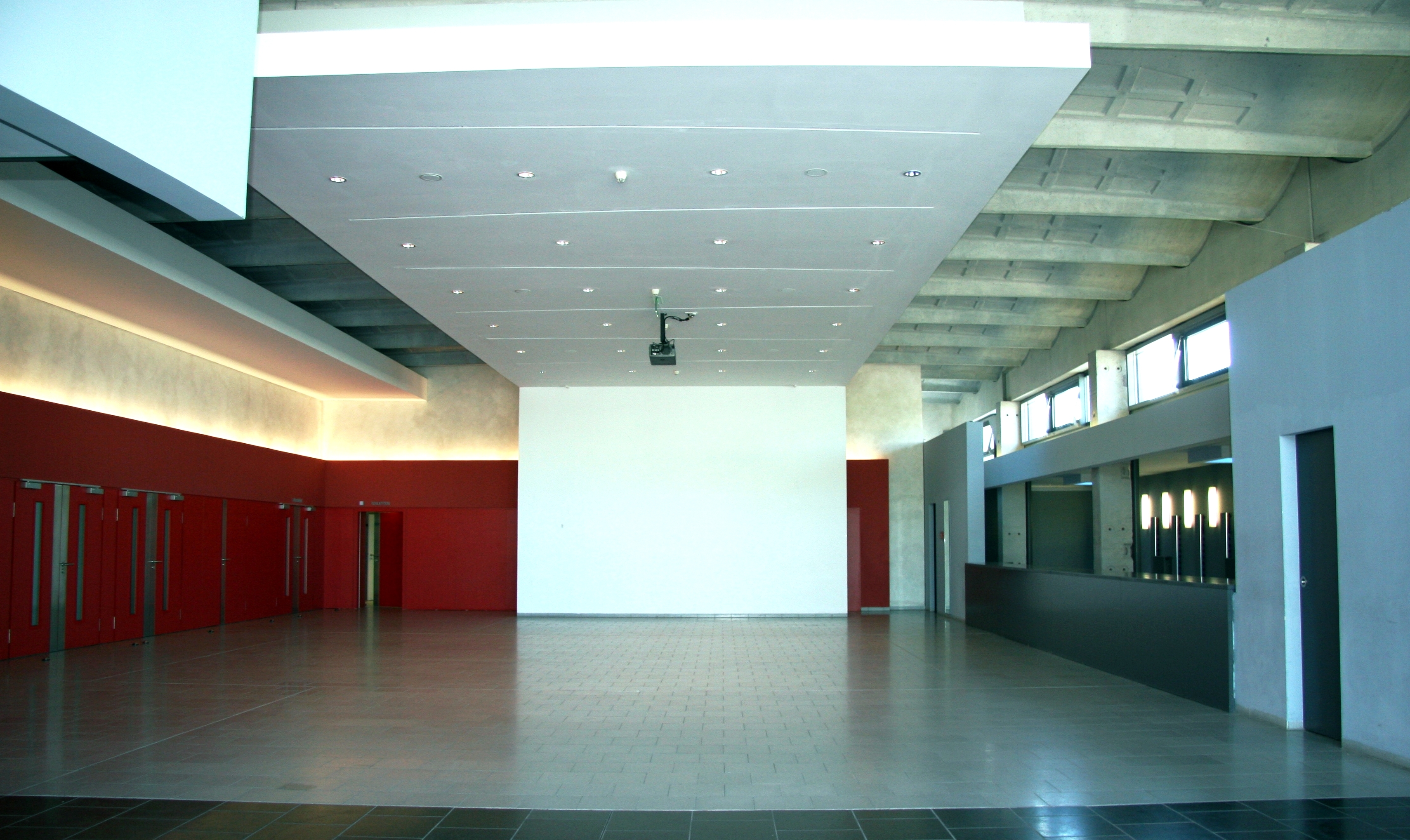Blick ins Foyer der Obereichsfeldhalle.