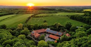 Luftbild vom Gut Herbigshagen bei Duderstadt.
