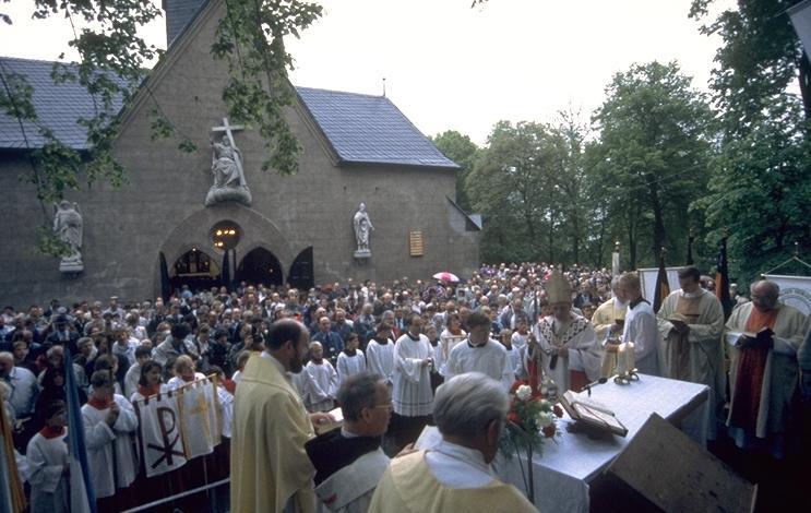 Wallfahrt auf dem Hülfensberg.
