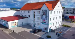 Blick auf das Leinotel in Leinefelde.