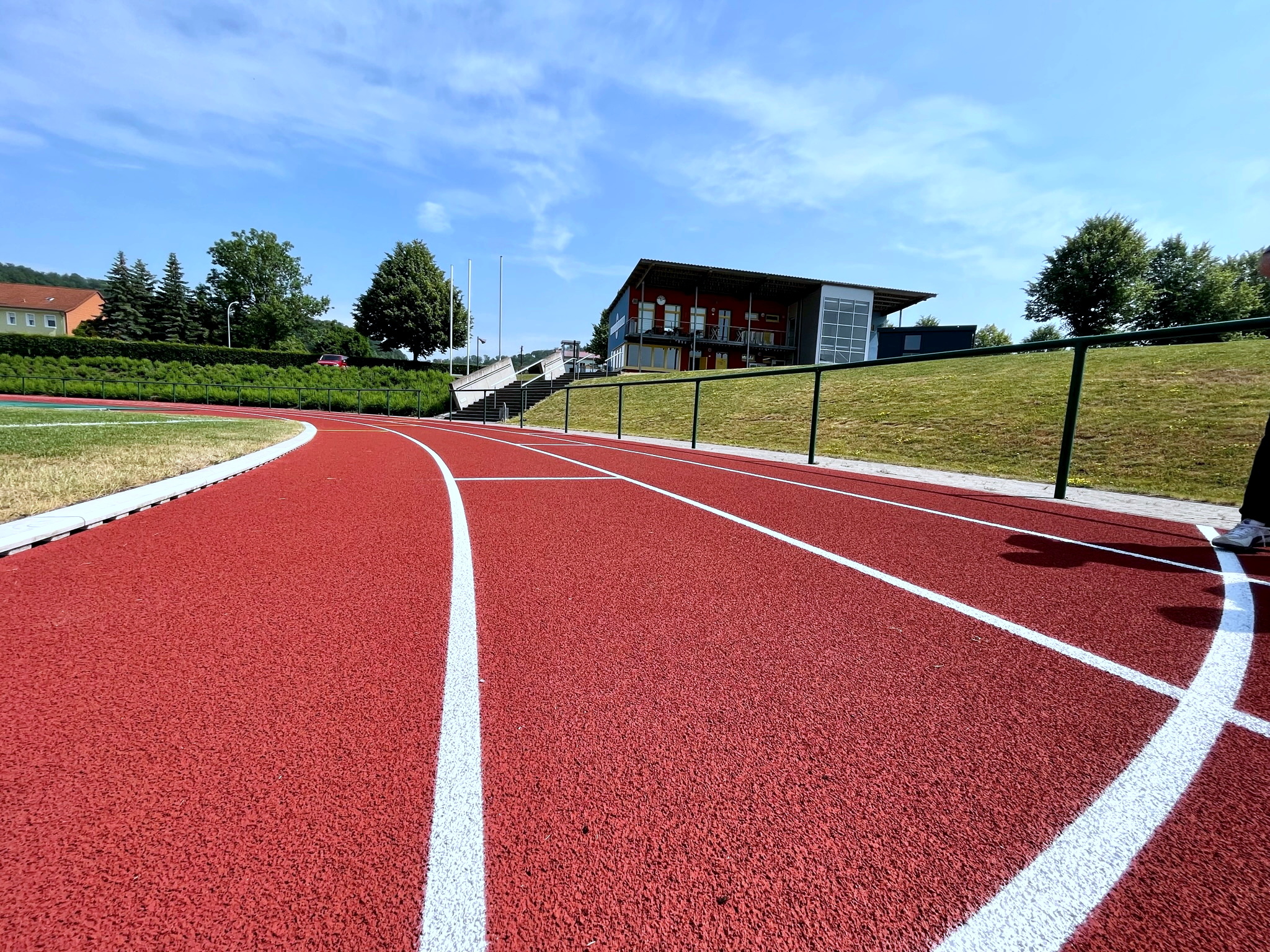 Neue Laufbahn Ohmbergstadion Worbis