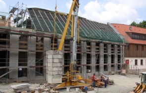 Burg Scharfenstein Umgestaltung Vorburg 2009