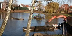 Leinefelde Ortsansichten Märtensteich Märtens Teich Stadtteich