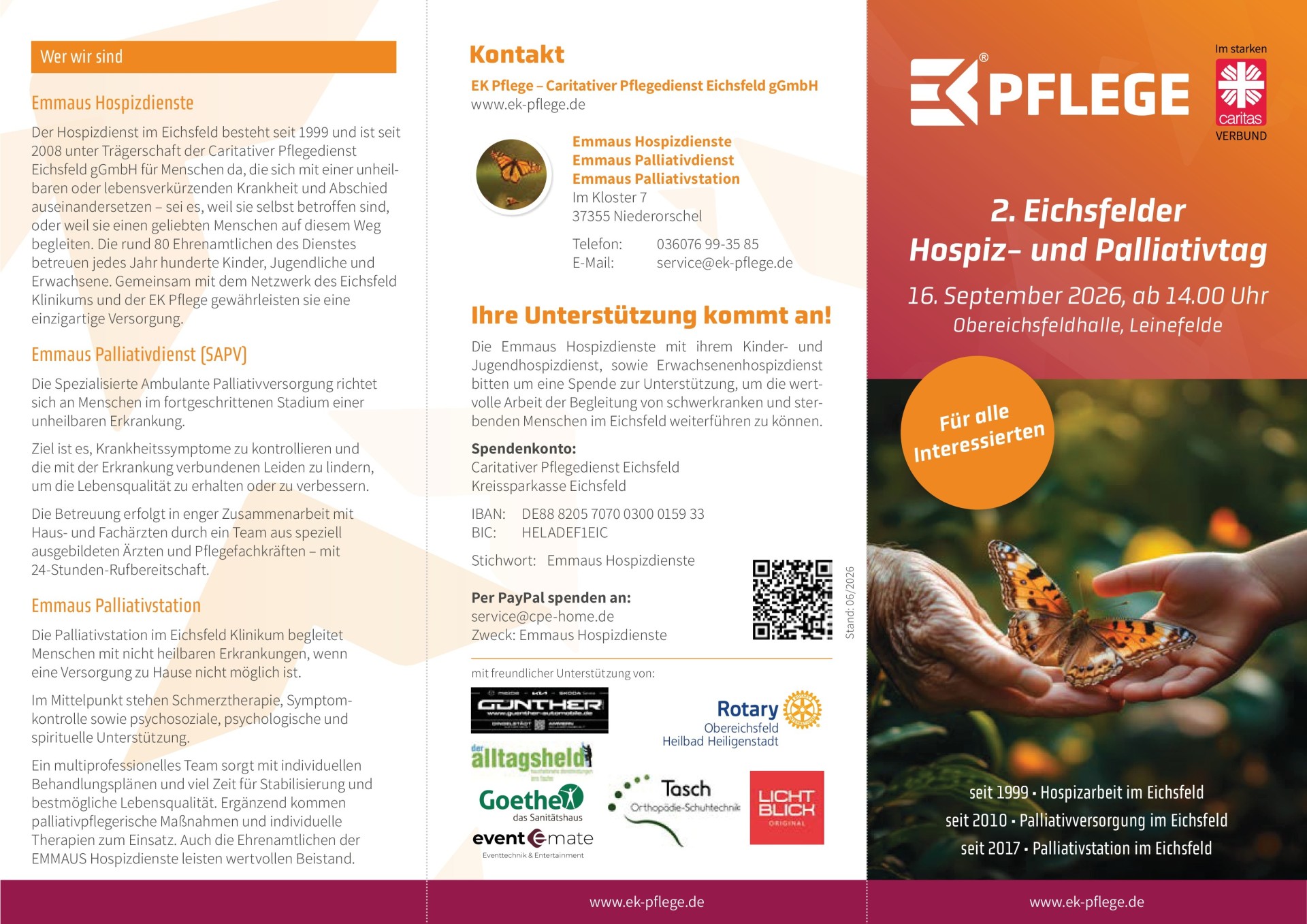 2. Eichsfelder Hospiz- und Palliativtag