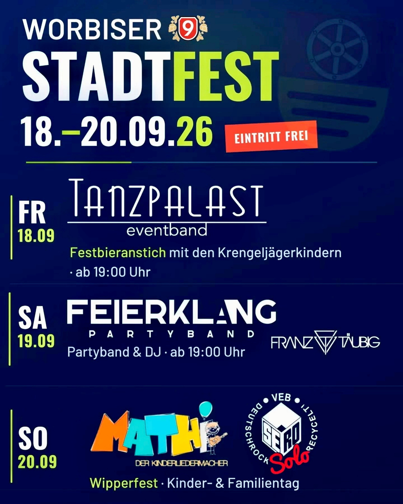 Stadtfest 2026 in Worbis